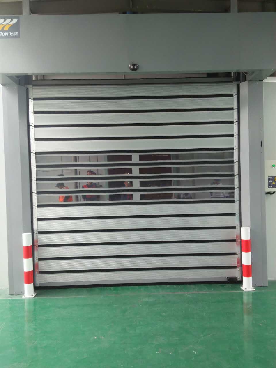 物流通道硬質(zhì)不銹鋼卷簾門(mén)